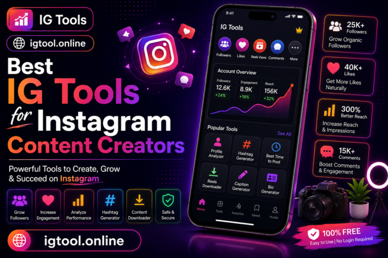 Best IG Tools for Instagram Content Creators