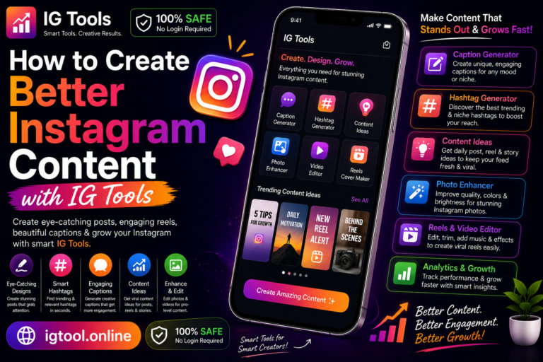 How to Create Better Instagram Content with IG Tools